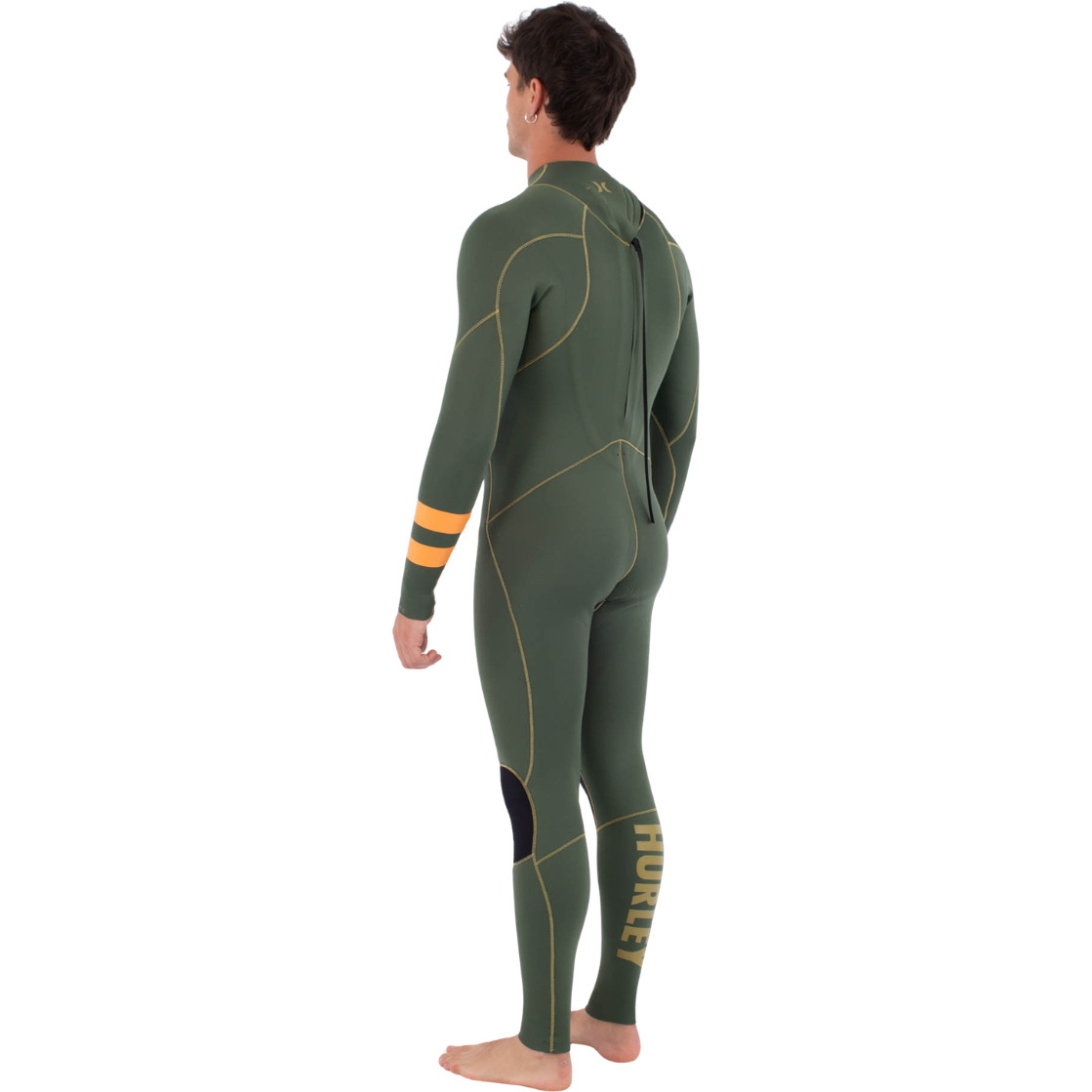 2026 Hurley Mens Advant 3/2mm Back Zip Wetsuit MFS0000302 - Cargo